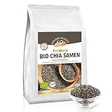 GOLDEN PEANUT Bio Chia Samen Salvia hispanica 2 x 1 kg, kontrolliert biologischer Anbau, naturbelassen, glutenfrei