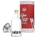 GOWA ORIGIN® DIY Gin Kit - Das #1 Geschenk für Gin-lover! | Für 1.4L DIY-Gin, Made in Austria | #1 Gin Geschenkset + 140-seitige Gin Bibel [E-Book] Gin Baukasten, Gin selber machen Set