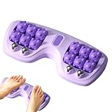 Fußmassageroller, Tragbare Doppelfußmassagewalze, Zweifuß-Massageroller, Reflexzonen-Fußmassagegerät, Fußmassageroller Tragbar für Zuhause und Büro Use