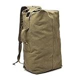 Große Kapazität Travel Climbing Bag Tactical Military Seesack Top Load Double Strap Canvas Rucksack