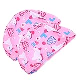 Toyvian 2 Stück Cartoon-bade Kappe Jungs Schwimmhaube Kappen Kind Schwimmkappe Schwimmen Windeln Schwimmhüte Karikatur Mädchen Cartoon-Design-Badekappe Polyester