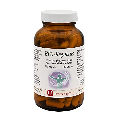 HPU Regulans 120 Kapseln Quintessence, für erhöhten Nährstoffbedarf bei HPU/KPU, harmonisch abgestimmter Mix aus Vitaminen und Mineralstoffen ohne Zusatzstoffe