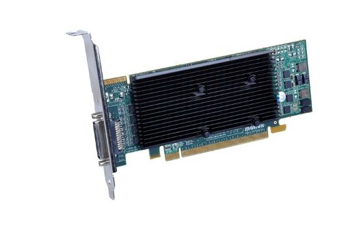 Matrox M9140 LP Passiv Grafikkarte (PCI-e, 512MB DDR2 Speicher, 4 DVI SL and Analog, 1 GPU), M9140-E512LAF