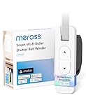 Meross Matter Rolladen Gurtwickler Elektrisch Unterputz (max. 45 kg, 6 m²), Smart Home Rolladenantrieb mit Zeitautomatik und Sprachsteuerung, kompatibel mit Apple HomeKit, Alexa, Google Home