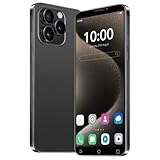JtQtJ J15Pro Cheap Smartphones, Android OS with 5.0 Inch IPS Display, Dual SIM, Dual Cameras, 16GB ROM (Expandable to 128GB), WiFi, GPS, Bluetooth, Face ID Basic Mobile Phones (J15Pro-Black)