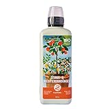 Plantura Bio Zitrus- & Mediterrandünger, Bio Flüssigdünger für Zitronenbaum & Co, 800 ml