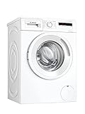 Bosch WAN280A2 Serie 4 Waschmaschine, 7 kg, 1400 UpM, EcoSilence Drive leiser und effizienter Motor, SpeedPerfect schneller saubere Wäsche, ExtraKurz 15‘ Schnellprogramm in 15 Minuten