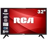 RCA TV 32 Zoll Fernseher LED HD TV Dolby Audio Triple Tuner(DVB-T/T2-C-S/S2) CI/CI+ Hotelmodus HDMI USB