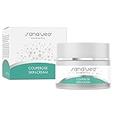 Sanaveo Couperose Creme – Beruhigende Pflege gegen Rötungen & sichtbare Äderchen | 7-Kräuter-Komplex mit Rosskastanie & Centella Asiatica | Feuchtigkeitsspendend & regenerierend | 50 ml