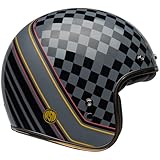 BELL HELMET CUSTOM 500 ROLAND SANDS WREAKERS MATTE/GLOSS BLACK/GOLD L ECE6