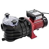 Arebos Schwimmbadpumpe 600W | Filterpumpe mit Vorfilter & 15.900 l/h | Poolpumpe für Sandfilteranlage & Filtersystem | leistungsstark & energieeffizient | für Pool Garten & Swimmingpool