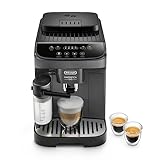 De'Longhi Magnifica Evo ECAM292.52.GB, Kaffeevollautomat mit Milchsystem, 4 Direktwahltasten für Cappuccino, Espresso und weitere Getränke, intuitives Bedienfeld, 2-Tassen-Funktion, Schwarz