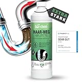 bio-chem Haar-Weg Abflussfrei – Abflussreiniger EXTRA STARK – 1000 ML - Bis zu 20 Anwendungen je Flasche Rohrreiniger – Extrem effektiv & materialschonend gegen Verstopfungen & Haare - Made in DE