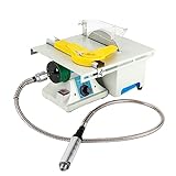 750W Tischkreissäge Mini Tischsäge Schmuck Herstellung Polierer Multifunktionale Bank Schleifer Schleifmaschine Poliermaschine 800-10000rpm