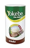 Yokebe. Die Aktivkost - Schoko - Diätshake zur Gewichtsabnahme - glutenfrei, laktosefrei und vegetarisch - Kalorienarmer Diät-Drink mit Proteinen - 500 g = 10 Portionen