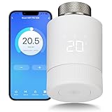 Beok Smart Home Heizkörperthermostat,WLAN Heizungthermostat Heizkörper Thermostatkopf Digital WiFi Heizungsregler, Steuerung per Tuya App, Google Assistant & Alexa TRV-804