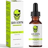 SKIN DEATH Gesichtsöl 30 ml | mit Himbeersamenöl, Hagebuttenöl, Kaktusfeigenkernöl, Granatapfelkernöl, Jojobaöl | Haut-Pflegeöl geeigent für Gua Sha