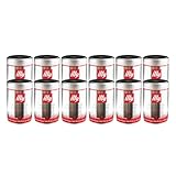 Illy Moka, 100 % Arabica Kaffee, Gemahlener Röstkaffee, Espresso, Normale Röstung, Dose, 12 x 250 g