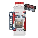 Backofen- und Grillreiniger | 1 Liter Flüssigkeit | Reinigungs- und Entfettungsmittel | für Backofen, Herd und Grill und Kamine | effizient und effektiv