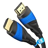 KabelDirekt – 8K/4K HDMI-Kabel – 3 m – 8K@60Hz (Extra-Kupfer für schnelles Ultra HD, 4K@120Hz/8K@60Hz – kompatibel mit HDMI 2.0, High Speed mit Ethernet, Blu-ray/PS5/Xbox Series X/Switch, schwarz)