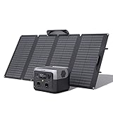EF ECOFLOW Tragbare Powerstation River 2 MAX mit 160W Faltbare solarpanel, 512Wh Generator mit LiFeP04, Balkonkraft für Camping, Kleine Verpackungsmängel, Produkt unbenutzt(Generalüberholt)