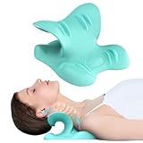 Nackenstrecker,Cloudy Neck,Nackenhaltungskorrektur,Tragbares Zervikales Traktionsgerät,Nackenmassagegerät Schmerzlinderung Kopf Nacken Massagegerät Für Man & Frau