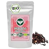 Azafran BIO Hibiskusblüten, Hibiskus ganz getrocknet, ideal als Hibiscus Tee 250g