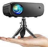 Beamer, ELEPHAS WiFi Mini Beamer 10000 Lux Tragbarer Beamer, kompatibel mit iOS/Android/Tablet/PC/TV Stick/USB
