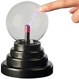 PEARL Plasmalampe: Mini-Plasmakugel mit USB- und Batteriebetrieb, 14 cm hoch (Plasmaball, Plasmakugeln, Halloween Beleuchtung)