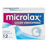 Microlax Klistiere, 12X5 ml, Gel, für Verstopfung