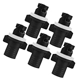 Supvox 5 Stück Paddleboard Pump Adapter Ventilverbinder für Kajaks Boote und Surfboards Hochkompatibel und Installieren für Wassersportaktivitäten