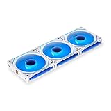 LIAN LI PC Gehäuselüfter 120mm ARGB Lüfter, Weiß, 3 Stück “Uni Fan Sl-Inf 120” - Leise Und Effizient 7 Pin Gaming PC Lüfter 120mm Fan