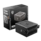 MSI MAG A550BN Netzteil, EU-Stecker - 550W, 80 Plus Bronze zertifiziert, ATX-Netzteil, 12V Single-Rail, DC/DC-Spannungswandler-Design, 120mm Lüfter - 5 Jahre Garantie