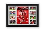 Liverpool FC 2024–25 Team-Merchandise-Poster, limitierte Auflage, Autogramm, Fußball-Fan, Geschenk, Sammlerstück, Premier League Saison (ungerahmt, A3 (30 x 40 cm)