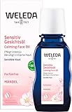 WELEDA Bio Mandel Sensitiv Gesichtsöl, intensives Naturkosmetik Bio Pflegeöl gegen unreine Haut, Hautirritationen und zur Make-up Entfernung, für Neurodermitiker geeignet (1 x 50 ml)