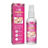 Semi-permanentes Haarentfernungsspray für Frauen, schnell wirkendes Enthaarungsmittel für Gesicht, Achselhöhlen, Beine, sanfte Formel, tragbar für Reisen, glatte Hautpflegelösung