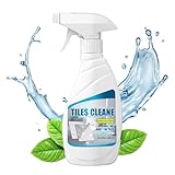 2025 Fliesenreiniger Spray,Starkes Fugenreiniger Spray mit Tiefenwirkung, Bodenreiniger für Bad, Küche & Wandfliesen, Kraftvoll gegen Schmutz, Fett & Kalkablagerungen (1)