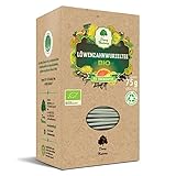 Löwenzahnwurzeltee mit Zimt und Kardamom - Eine natürliche Gourmet-Kräutermischung, eine geschmacksintensive, biologische und gesunde Getränkeoption BIO (25 x 3 g) - DARY NATURY