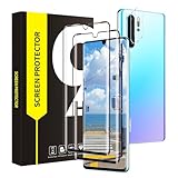 Carantee 2+2 Stück Schutzfolie für Panzerglas für Huawei P30 Pro, 9H Gehärtetem Anti-Kratzer Anti-Fingerabdruck P30 Pro Displayschutzfolie, 3D Volle Abdeckung Präzise Passform Dauerhaft Schutzglas