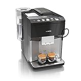 Siemens TP507DX4 EQ.500 classic Kaffeevollautomat (1500 W, Home Connect, 1 Bohnenbehälter, TFT-Farbdisplay, Cappucinatore) grau