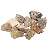 artdee® Speckstein Amulettsteine mit Loch (10 Stück) – handgefertigter Halsschmuck Schmuckanhänger aus Speckstein Rohling selbst gestalten Amulettsteine selbst machen Specksteine
