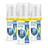 Osteomed Ultra Gel (3 x 120ml) – Gel für deine Gelenke und Muskeln – erfrischende Pflege – Gelenkgel ideal für unterwegs – für jeden Hauttyp gegen Muskelkater