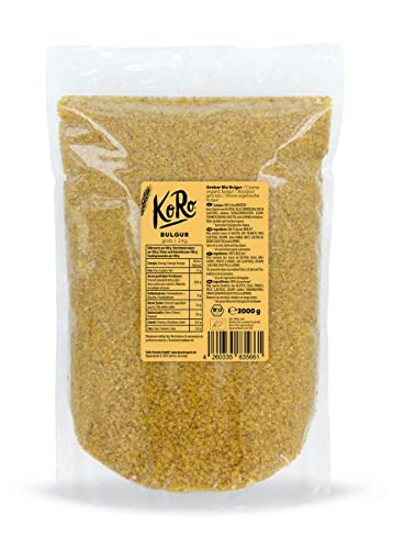 KoRo - Bio Bulgur 2 kg - Getreide zum Koche ohne Zusätze in Vorteilspackung zum Vorteilspreis