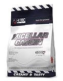 HI TEC NUTRITION Micellar Casein Protein Nahrungsergänzungsmittel - Verlängerter Absorptionszeit Eiweißreicher Nährstoff mit Cremiger Textur - 1000g Vanille 33 Portion