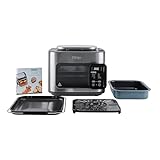 Ninja Combi 12-in-1 Multikocher, Ofen & Heißluftfritteuse, 12 Kochfunktionen, Air Fryer & Grillen Zubereitung in 15 Min*, mit Backblech, Pfanne, Crisper Gittereinsatz, Rezeptanleitung, Grau, SFP700EU.