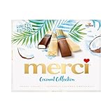 merci Finest Selection Coconut Collection – 1 x 250g – Kokos Schokoladen-Spezialitäten