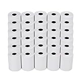 50x Thermorollen 57mm x 12mm x 15m Bonrollen Thermopapier Additionsrollen, Ersatz-Papierrollen, Kassenrollen