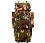 WUTIANBAO Rucksack Reiserucksack 65L Trekking Rucksack Wasserdicht Wandern Rucksack, Reise Rucksack Bergsteigen Sport Rucksack Wandern(G)