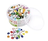 Rayher Soft Glas Mosaik Mix, polygonal (unregelmäßig), bunte Mischung, Dose 500g ,14796999, Bunt