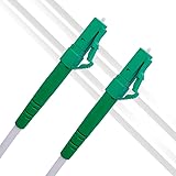 Elfcam - 5m Glasfaserkabel LC/APC (9°) Polieren Stecker auf LC/APC (9°) Polieren Stecker Singlemode (OS2) Simplex,Deutsche Telekom FTTH Lichtwellenkabel Weiß, 5 Meter